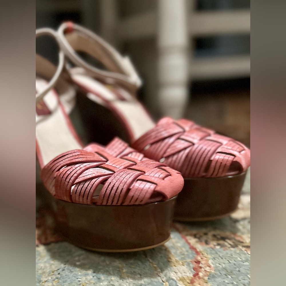7 For All Mankind Platform Wedges